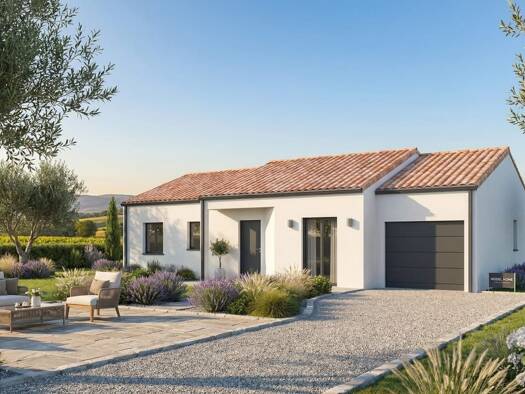 Terrain avec maison neuve à vendre 184 500 € 4 pièces 3 chambres 84 m² 1 500 m² de terrain Grignols 24110