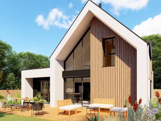 Terrain avec maison neuve à vendre 808 000 € 5 pièces 4 chambres 128 m² 1 200 m² de terrain Saint-Gildas-de-Rhuys 56730