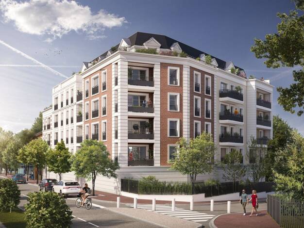 Appartement à vendre - neuf 217 900 € 2 pièces 1 chambre 39,5 m² 1er étage Vaujours Livry-Gargan 93190