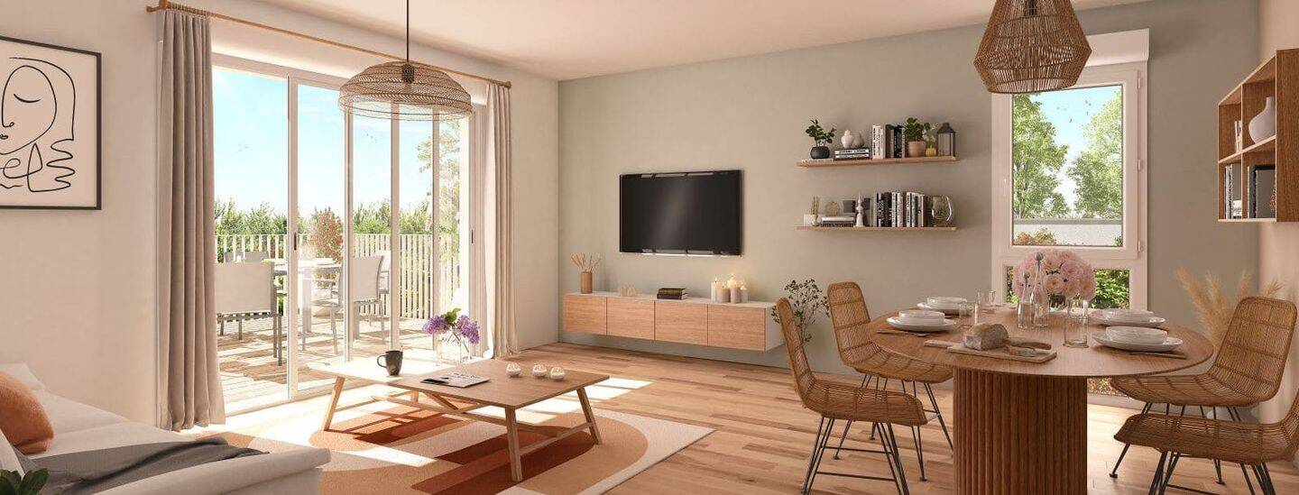 Appartement 3 pièces 61 m² · à La Ville-aux-Dames · 60,6 m² · 244 200 €