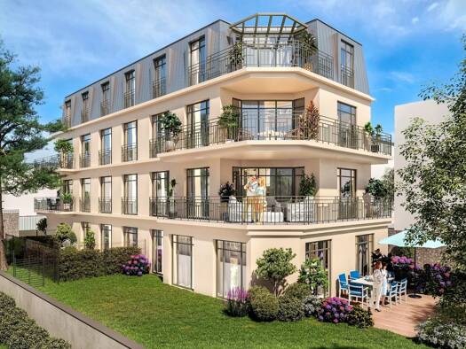 Appartement à vendre - neuf 1 220 000 € 4 pièces 3 chambres 97 m² dès le 30/06/2027 Pasteur Saint-Cloud 92210