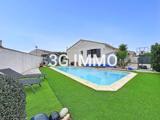 Maison à vendre 425 000 € 4 pièces 3 chambres 106 m² 533 m² de terrain Village Vias 34450