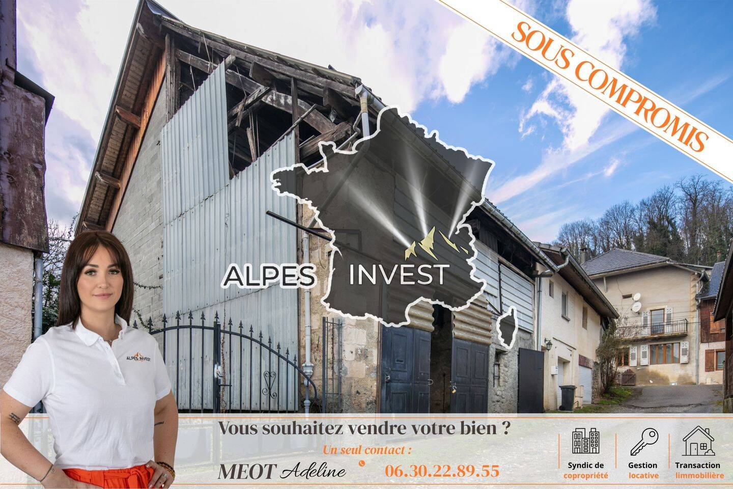 Maison 3 pièces 120 m² · à Sainte-Hélène-du-Lac · 120 m² · 50 000 €