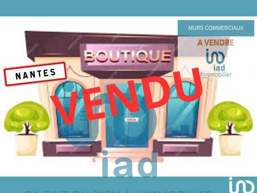 Boutique à vendre 188 360 € 36 m² de surface de vente Jardin des Plantes Nantes 44000