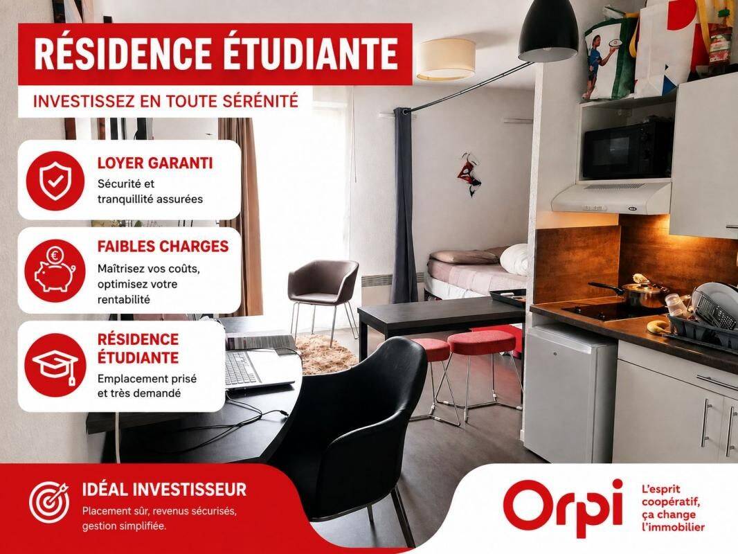 Appartement 1 pièce 25 m² · à Toulouse · 24,8 m² · 60 000 €