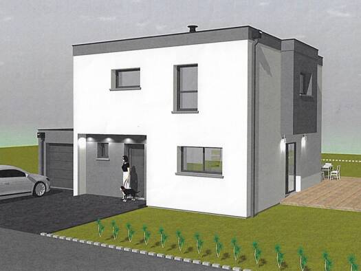 Terrain avec maison neuve à vendre 328 560 € 5 pièces 3 chambres 109 m² 468 m² de terrain Sessenheim 67770