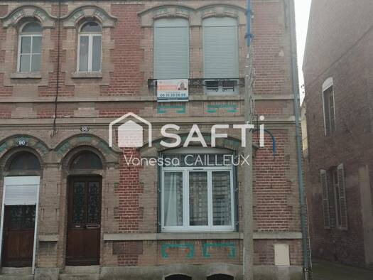 Maison à vendre 95 000 € 5 pièces 3 chambres 130 m² 110 m² de terrain La Fère 02800