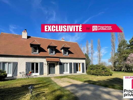 Maison à vendre 449 400 € 6 pièces 5 chambres 186 m² 67 406 m² de terrain Vitry-aux-Loges 45530