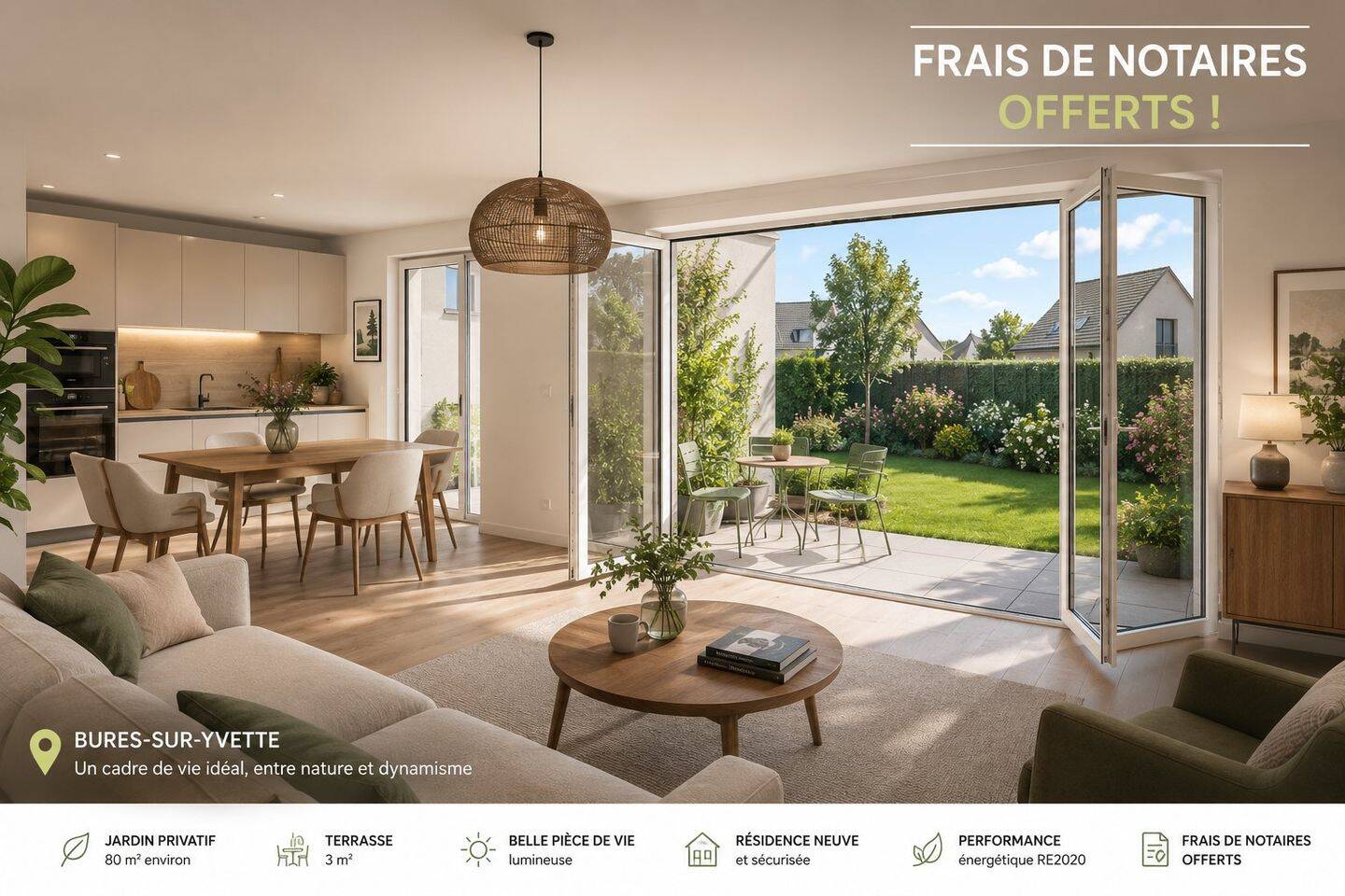 Appartement 3 pièces 66 m² · à Bures-sur-Yvette · 66 m² · 359 000 €