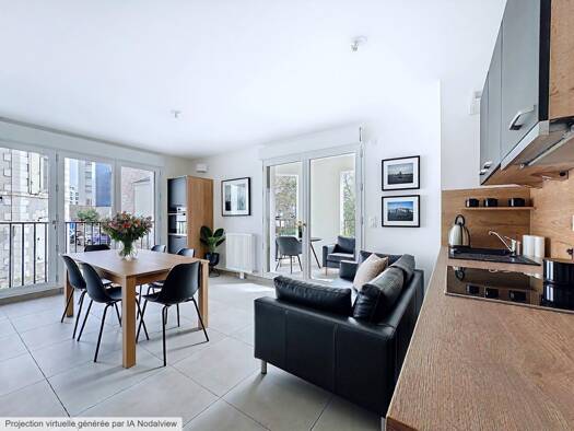 Appartement à vendre 308 000 € 3 pièces 2 chambres 62 m² Étage 1/3 Bannier-Coligny Orléans 45000