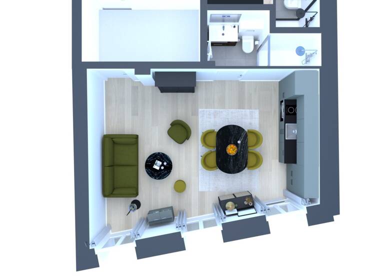 Appartement à vendre 273 000 € 1 pièce 25,5 m²<br/>superficie 2/3<br/>étage Belleville Paris 20ème 75020