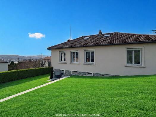 Maison à vendre 260 000 € 4 pièces 3 chambres 83,7 m² 683 m² de terrain Zone Rte de Clermont-avenue de la Gare Cournon-d'Auvergne 63800