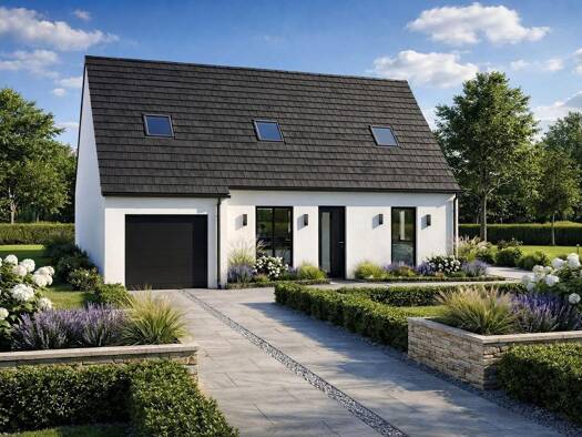 Terrain avec maison neuve à vendre 167 792 € 5 pièces 4 chambres 73 m² 2 145 m² de terrain Geruge 39570