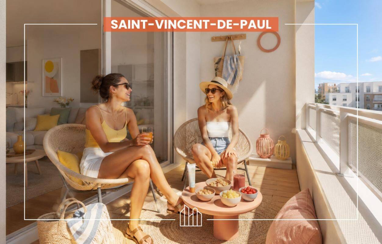 Appartement 1 pièce 25 m² · à Saint-Vincent-de-Paul · 25 m² · 135 000 €