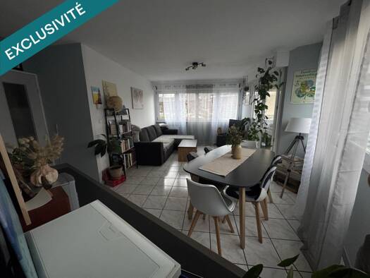 Appartement à vendre 117 000 € 3 pièces 1 chambre 54 m² RDC Champ le Boeuf Laxou 54520