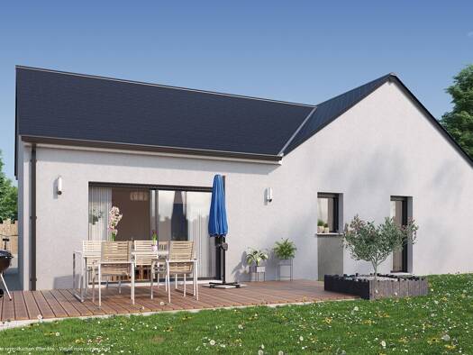 Terrain avec maison neuve à vendre 162 914 € 4 pièces 3 chambres 83 m² 1 180 m² de terrain Pithiviers-le-Vieil 45300