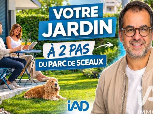 Appartement à vendre 345 000 € 3 pièces 1 chambre 47 m² RDC/3 Colbert Châtenay-Malabry 92290