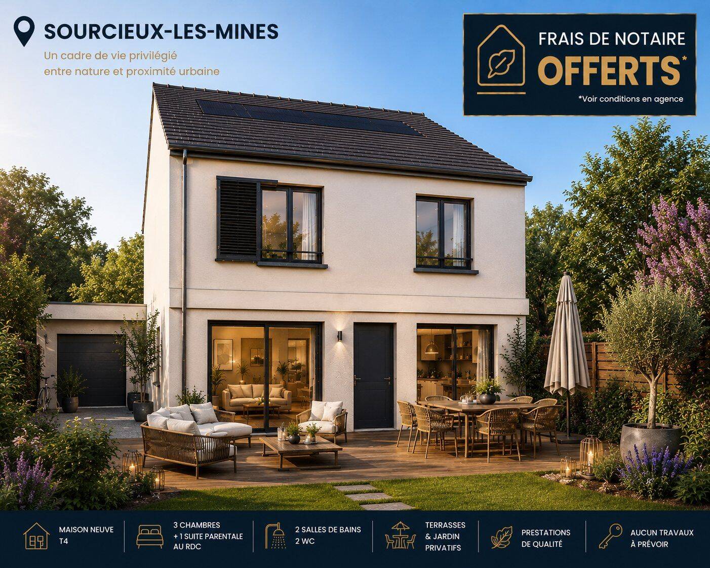 Maison 4 pièces 92 m² · à Sourcieux-les-Mines · 92 m² · 335 000 €