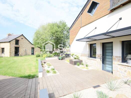 Mas à vendre 535 000 € 9 pièces 7 chambres 247 m² 2 712 m² de terrain Chasné-sur-Illet 35250