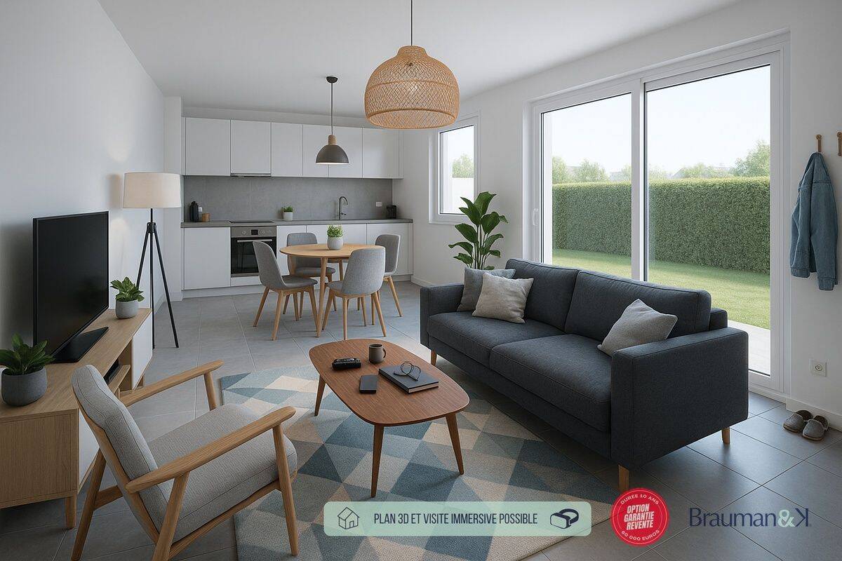 Appartement 3 pièces 67 m² · à Saint-Clément-de-Rivière · 67 m² · 445 000 €