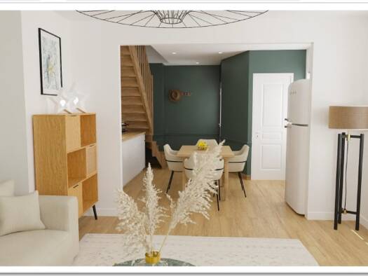 Duplex à vendre 61 000 € 3 pièces 71 m² 1er étage Poligny 39800