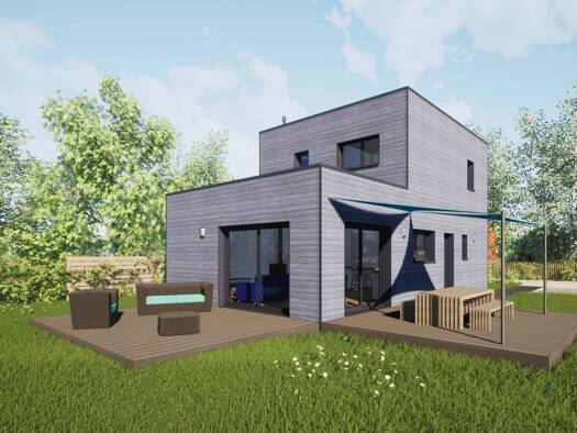 Terrain avec maison neuve à vendre 295 000 € 3 pièces 2 chambres 80 m² 300 m² de terrain Saint-Étienne-de-Montluc 44360