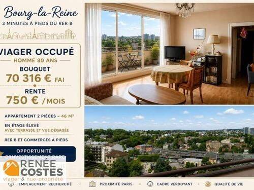 Appartement 2 pièces 45 m² · à Bourg-la-Reine · 45 m² · 70 316 €