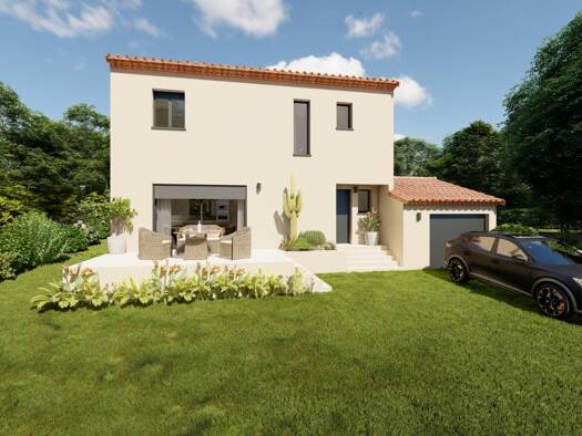 Terrain avec maison neuve à vendre 294 900 € 4 pièces 3 chambres 93 m² 451 m² de terrain Lecques 30250