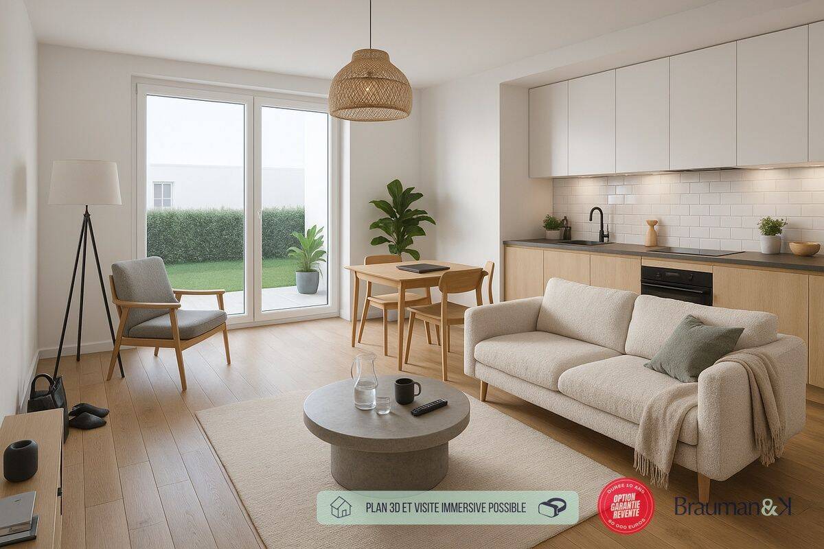Appartement 2 pièces 38 m² · à Brest · 38 m² · 190 000 €