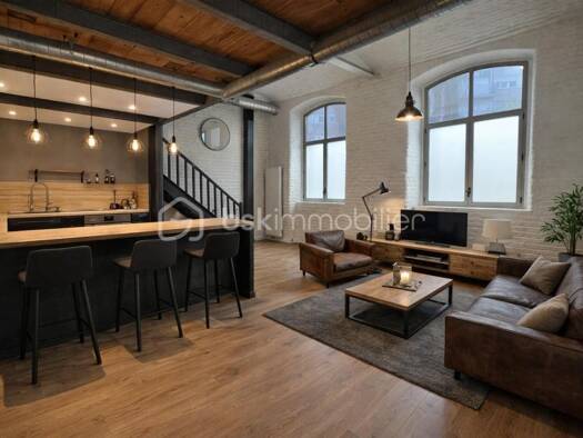 Appartement à vendre 187 740 € 3 pièces 1 chambre 66 m² Étage 1/2 Croix Rouge Tourcoing 59200