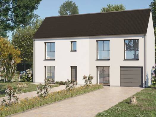 Terrain avec maison neuve à vendre 356 900 € 4 pièces 3 chambres 106 m² 336 m² de terrain Pampoux-Brossolette-Mainville Draveil 91210