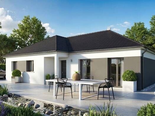 Terrain avec maison neuve à vendre 228 388 € 4 pièces 3 chambres 88 m² 726 m² de terrain Bans 39380