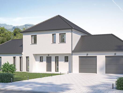 Terrain avec maison neuve à vendre 372 352 € 6 pièces 4 chambres 160 m² 609 m² de terrain Auménancourt 51110