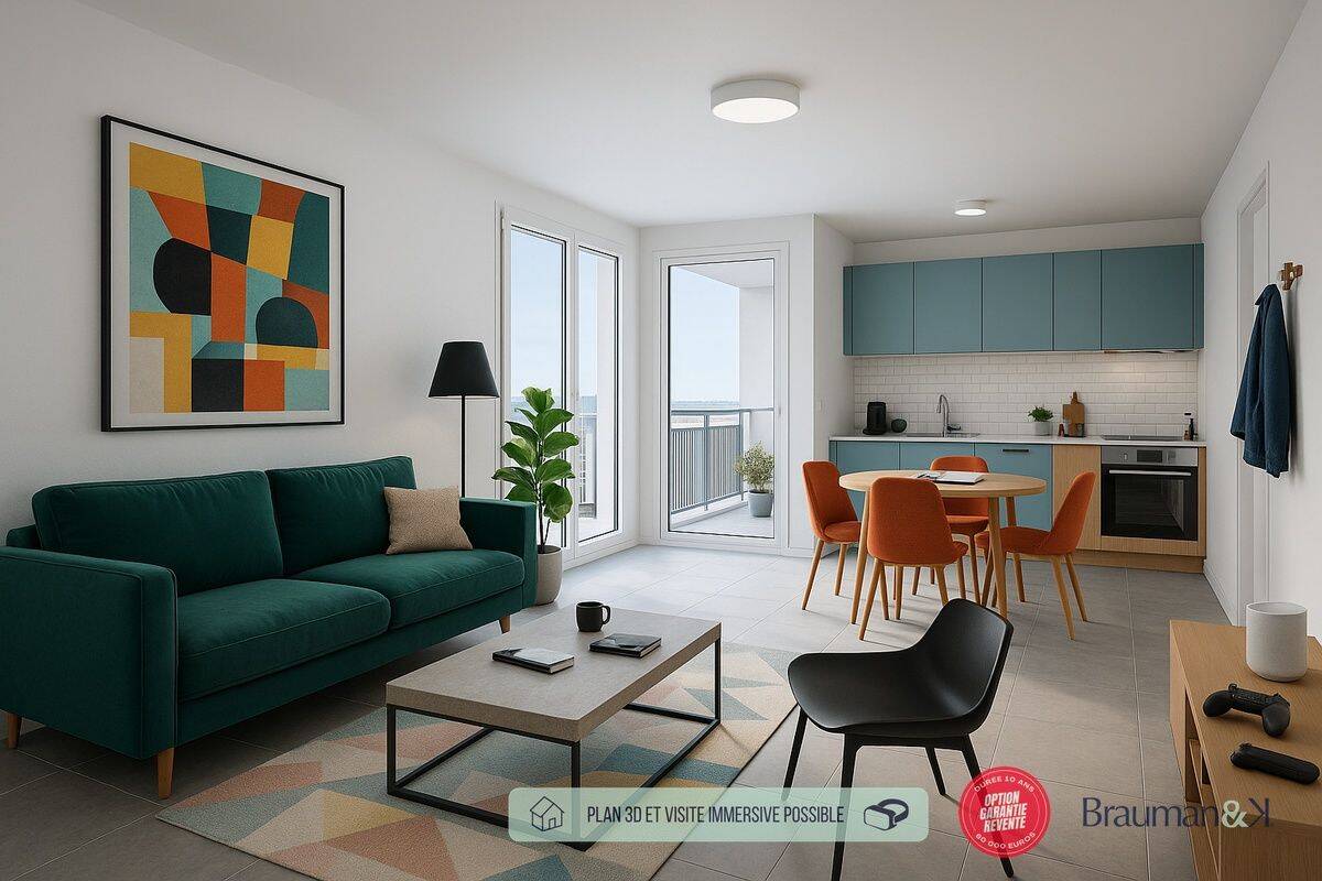 Appartement 3 pièces 46 m² · à Le Plessis-Robinson · 46 m² · 299 000 €