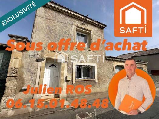 Maison à vendre 99 900 € 3 pièces 2 chambres 76 m² Puisserguier 34620