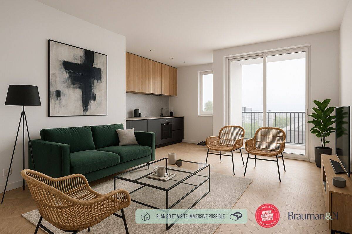 Appartement 2 pièces 31 m² · à Villeurbanne · 31 m² · 138 690 €