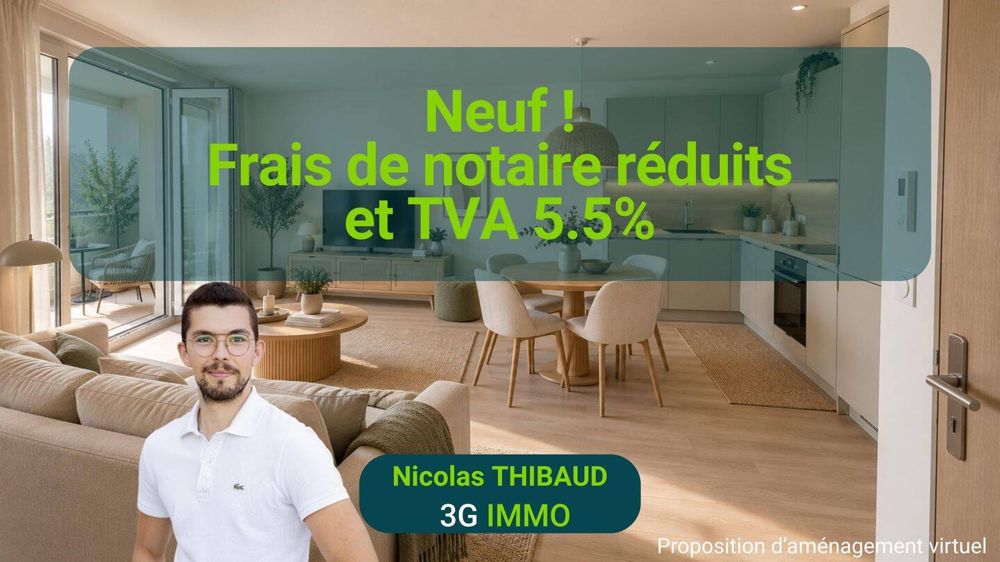 Appartement 2 pièces 40 m² · à Grigny-sur-Rhône · 40 m² · 149 990 €
