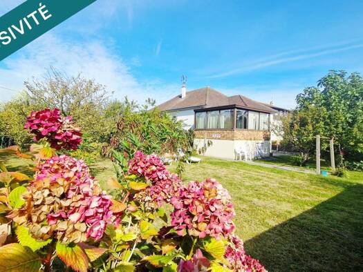 Maison de plain-pied à vendre 380 000 € 5 pièces 3 chambres 100 m² 820 m² de terrain Cités-Cottage Dives-sur-Mer 14160