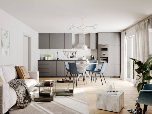 Appartement à vendre - neuf 264 200 € 3 pièces 2 chambres 62 m² Étage 2/4 Balmes Bourlione Corbas 69960