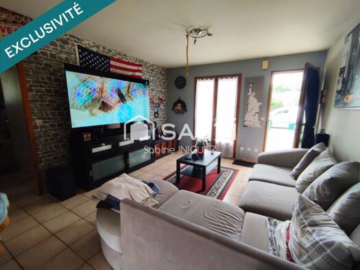 Maison de plain-pied à vendre 130 000 € 4 pièces 3 chambres 61 m² 393 m² de terrain Lempaut 81700