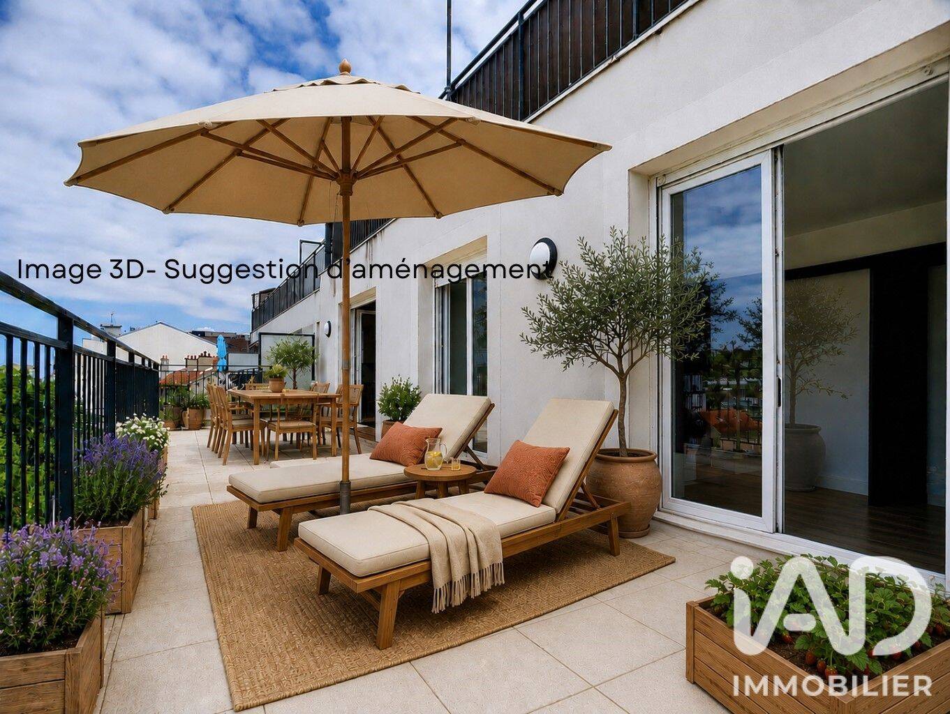 Appartement 2 pièces 59 m² · à Rosny-sous-Bois · 58,5 m² · 265 000 €