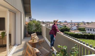 Appartement à vendre 239 000 € 2 pièces 41,6 m² 1er étage disponible à partir du 01/10/2027 Couronne Boisee Boucau 64340