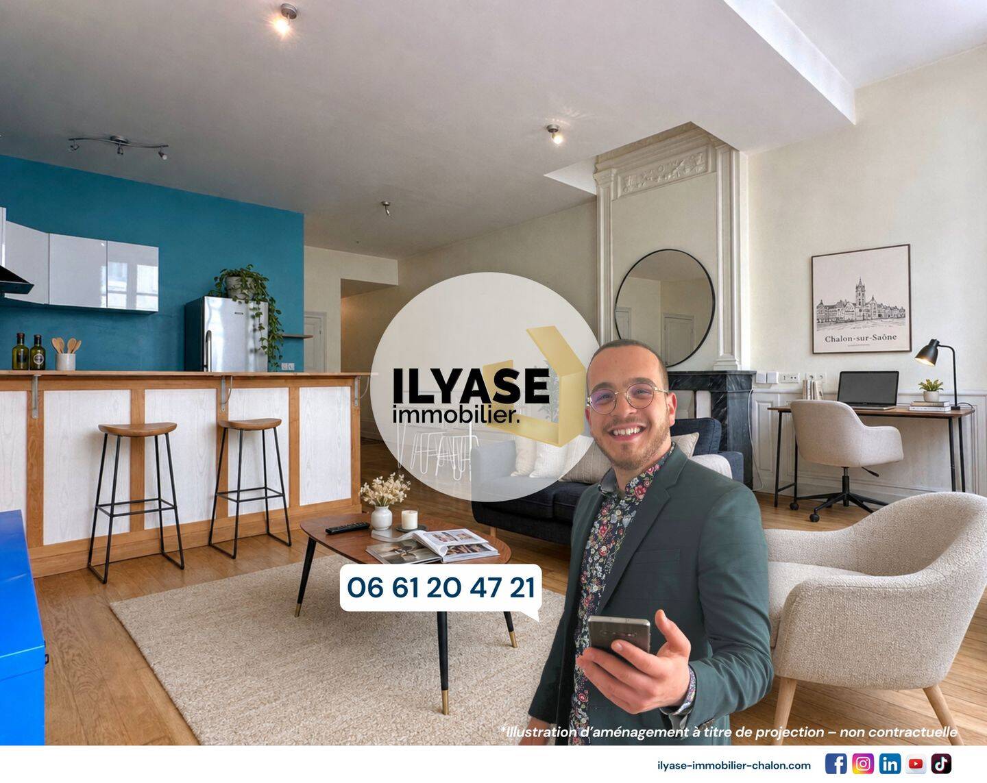 Appartement 2 pièces 73 m² · à Chalon-sur-Saône · 73 m² · 770 €