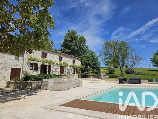 Maison à vendre 479 000 € 6 pièces 6 chambres 210 m² 9 567 m² de terrain Est Bon-Encontre 47240