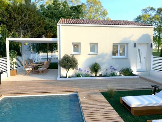 Terrain avec maison neuve à vendre 192 000 € 3 pièces 2 chambres 50 m² 210 m² de terrain Peripherie Marseillan 34340