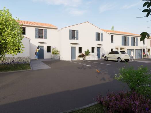 Maison de ville à vendre - neuf 196 075 € 3 pièces 2 chambres 63,3 m² dès le 30/06/2027 Avenue Mitterand Ouest Les Sables-d'Olonne 85100