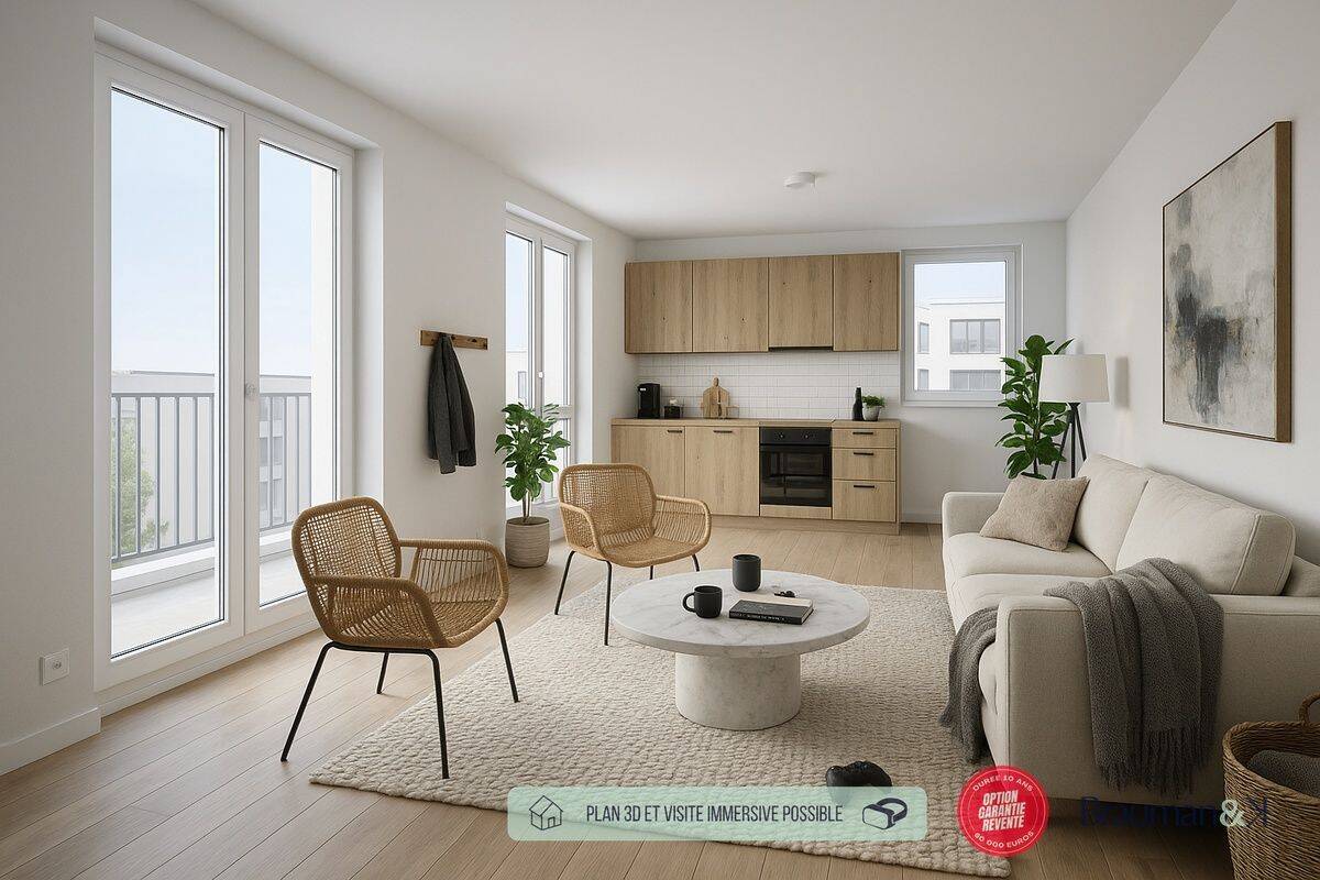 Appartement 2 pièces 40 m² · à Senlis · 40 m² · 199 000 €