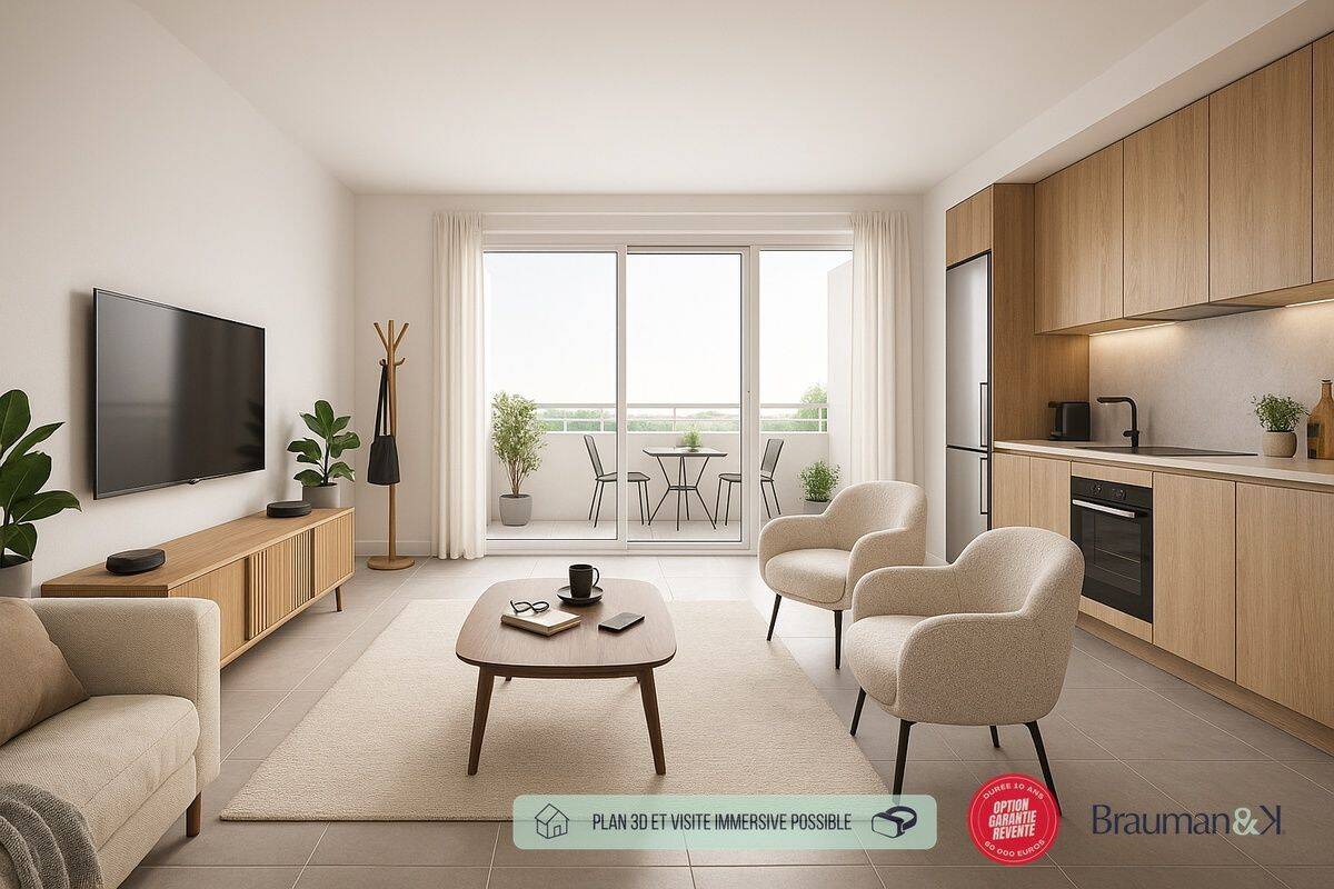 Appartement 3 pièces 64 m² · à Aubervilliers · 64 m² · 291 180 €