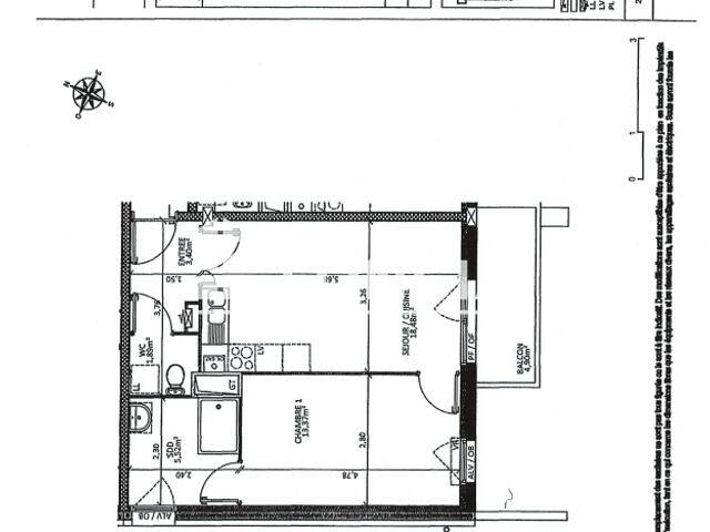 Appartement 2 pièces 43 m² · à Faches-Thumesnil · 42,7 m² · 643 €