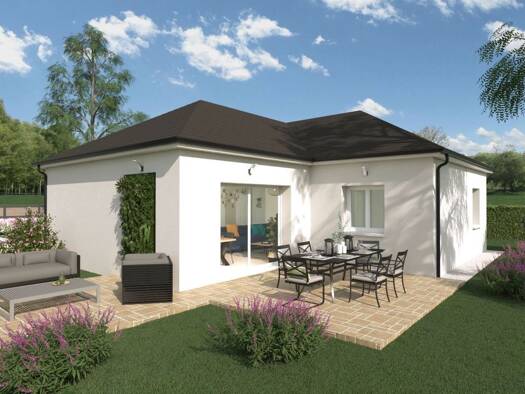 Terrain avec maison neuve à vendre 177 092 € 4 pièces 3 chambres 82,4 m² 540 m² de terrain Bellenaves 03330